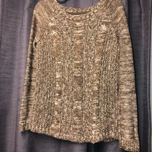 Light and dark brown Sonoma sweater